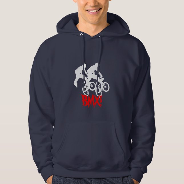GRUNDLÄGGANDE HOODED TRÖJA FÖR BMX HOODIE (Framsida)