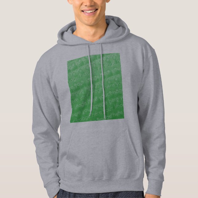 Grundläggande Hoodie + Design (Framsida)