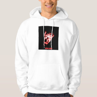 Grundläggande Hoodie (röda/svart) för Ghoulardi