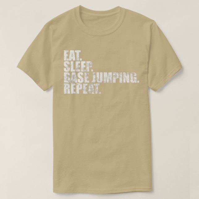 Grundläggande hoppning - Upprepa viloläge - vilolä T Shirt (Design framsida)