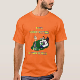 Grundläggande HorseShoe Pitching-ställning T Shirt