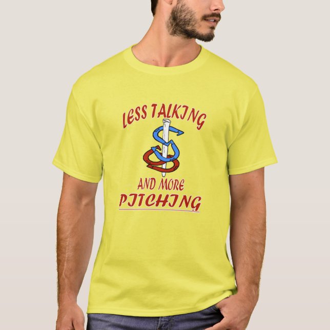 Grundläggande HorseShoe Pitching Tee (Framsida)