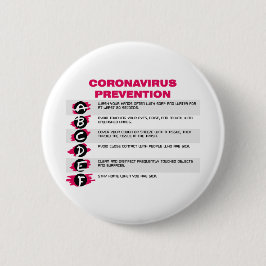 grundläggande information för coronavirus knapp