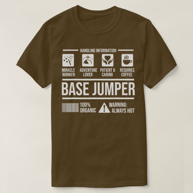 Grundläggande Jumper 26 för Jumping Älskare Base 2 T Shirt (Design framsida)