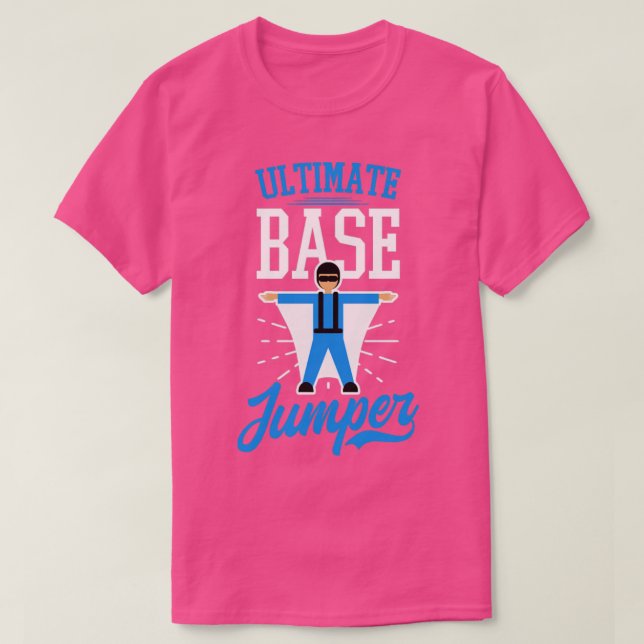 Grundläggande Jumping Ultimate Base-Jumper (1) T Shirt (Design framsida)