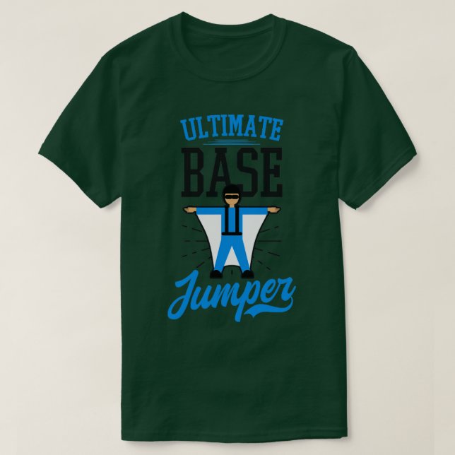Grundläggande Jumping Ultimate Base-Jumper (2) T Shirt (Design framsida)