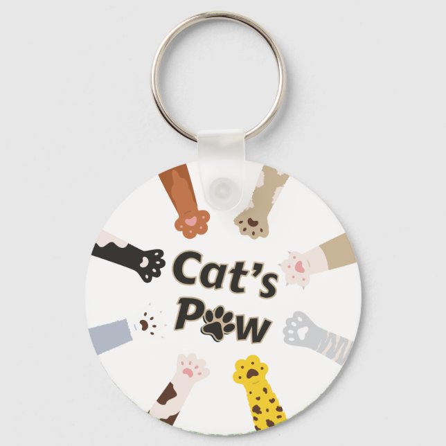 Grundläggande knapp nyckelring (Framsida)