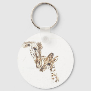 Grundläggande knäppas Keychain Nyckelring