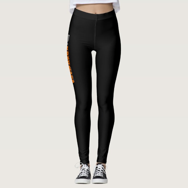 Grundläggande Krav Maga damasker Leggings (Framsida)
