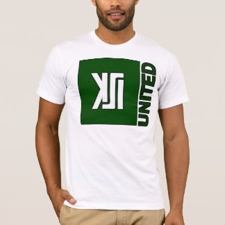 Grundläggande KSI förenad logotypgröntutslagsplats T Shirt