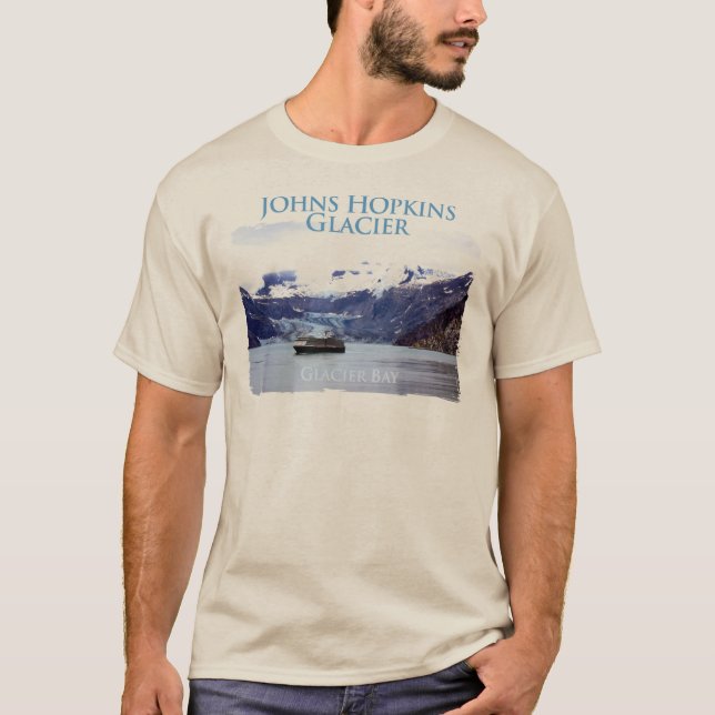 Grundläggande långärmad för Johns Hopkins glaciär Tee Shirt (Framsida)