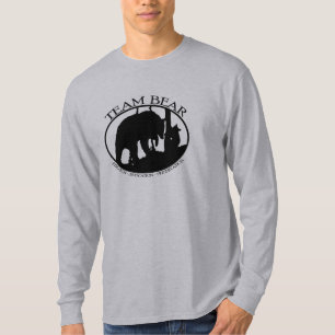 Grundläggande långärmad för lagbjörn t shirt