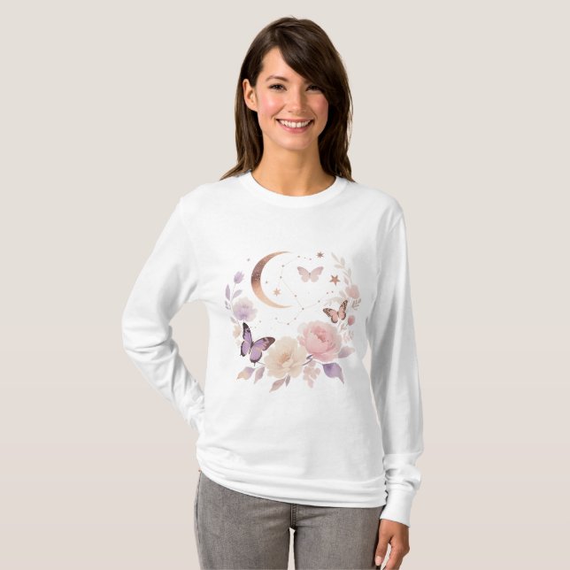 Grundläggande Långärmad T-Shirt (Hel framsida)