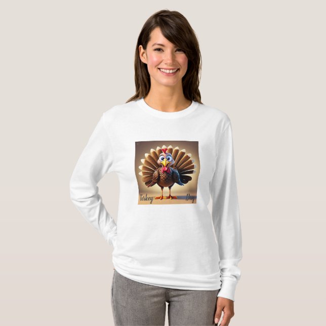 Grundläggande Långärmad T-Shirt (Hel framsida)