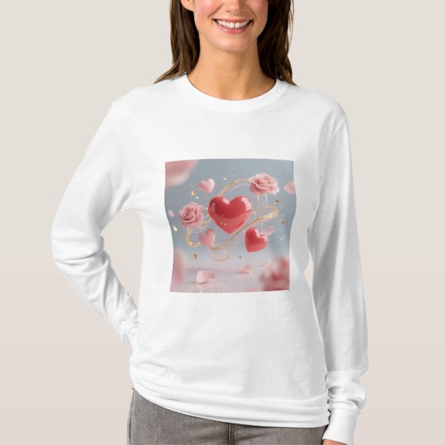 Grundläggande långärmad t-shirt (Framsida)