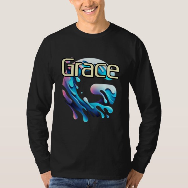 Grundläggande Långärmad T-Shirt (Framsida)