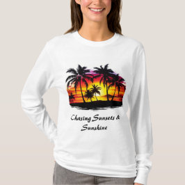 Grundläggande långärmad T-shirt