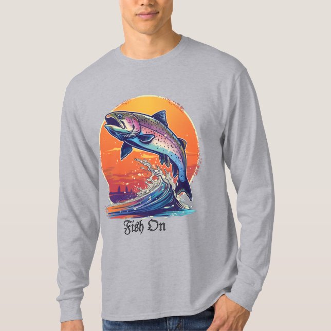 Grundläggande långärmad T-shirt  (Framsida)