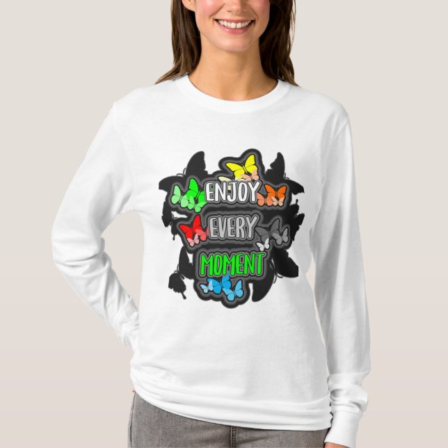 Grundläggande Långärmad T SHIRT (Framsida)