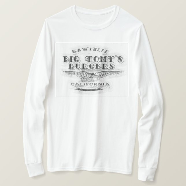 Grundläggande Långärmad T-Shirt (Design framsida)
