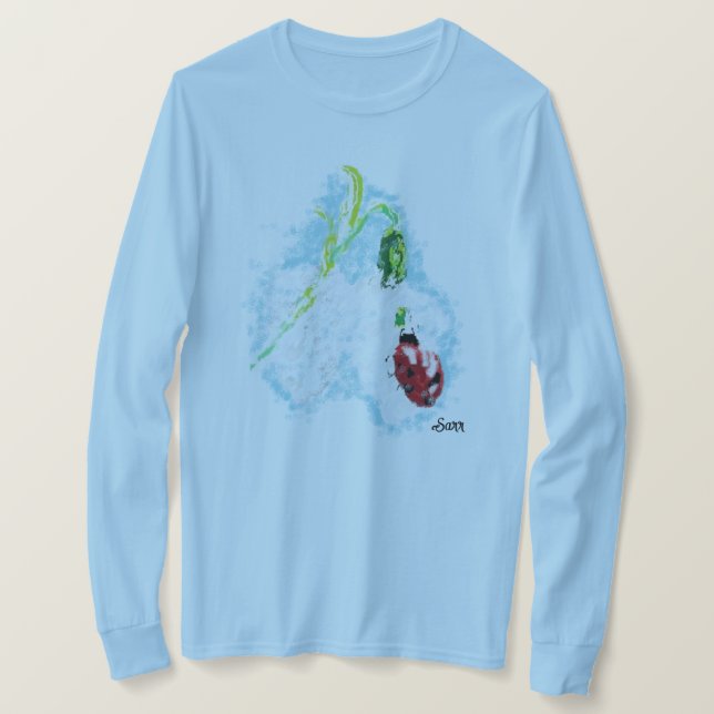 Grundläggande Långärmad T-Shirt (Design framsida)