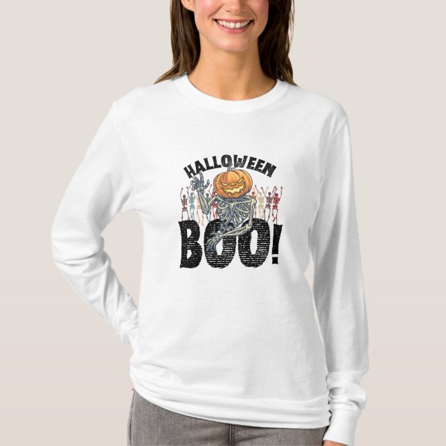 Grundläggande Långärmad T-Shirt (Framsida)