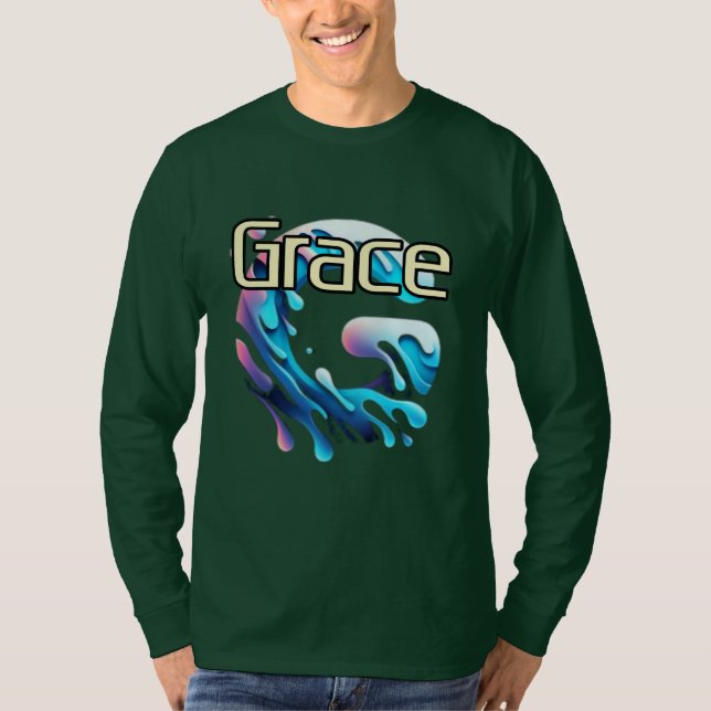 Grundläggande Långärmad T-Shirt (Framsida)