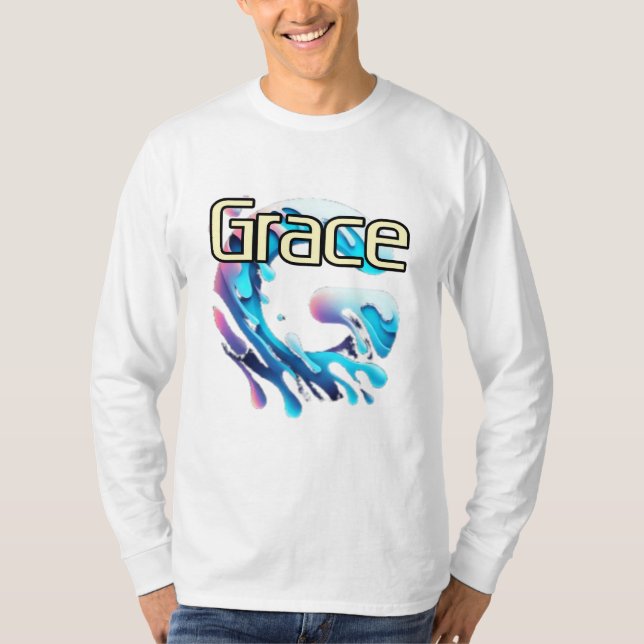 Grundläggande Långärmad T-Shirt (Framsida)