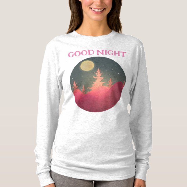 Grundläggande Långärmad T-Shirt (Framsida)