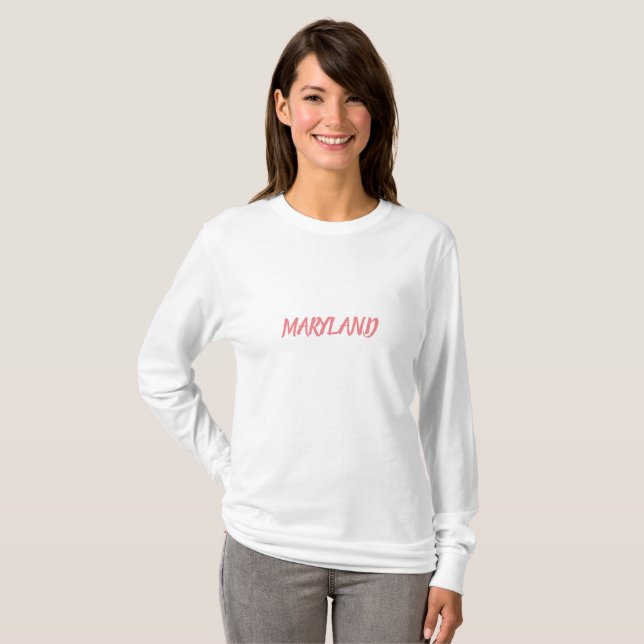 Grundläggande Långärmad T-Shirt (Hel framsida)