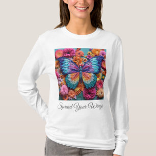 Grundläggande långärmad t-shirt för kvinnor