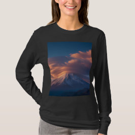 Grundläggande långärmad t-shirt för kvinnor