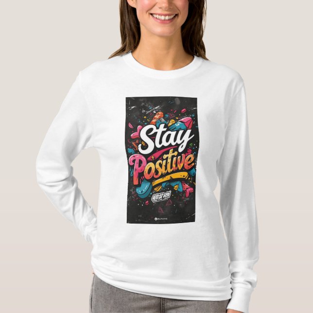 Grundläggande Långärmad T-Shirt för vardaglig Bära (Framsida)