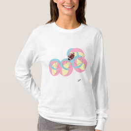 Grundläggande långärmad T-shirt: Fotboll i rörelse T Shirt