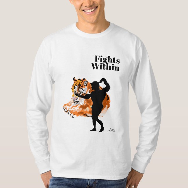 Grundläggande Långärmad T-Shirt: Kamp inom T Shirt (Framsida)