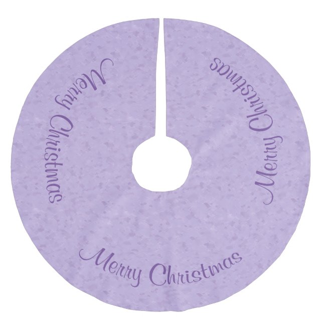 Grundläggande långivare julgransmatta borstad polyester (Framsidan)