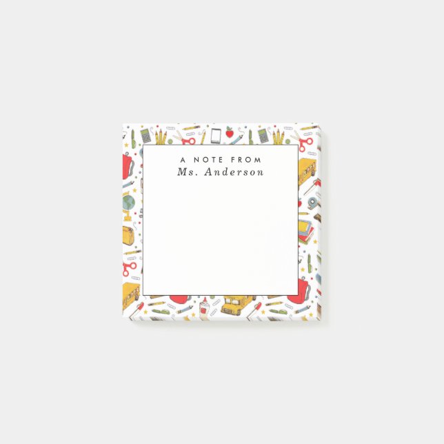 Grundläggande lärare post-it block (Framsida)