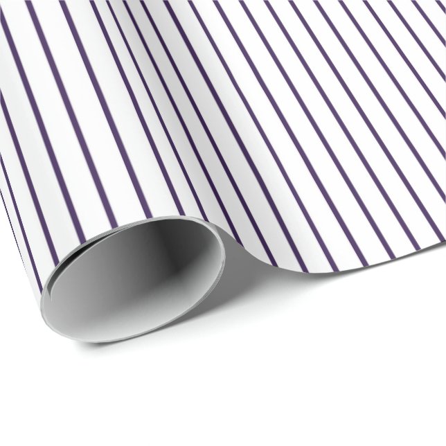 Grundläggande lila randig minimalistisk för alla t presentpapper (Rullad Hörn)
