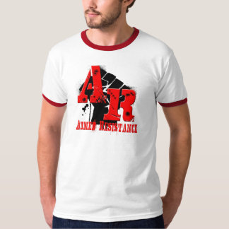 Grundläggande logotyp för beväpnat motstånd tee shirt