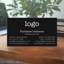 Grundläggande Logotyp för företagsdesign och konta