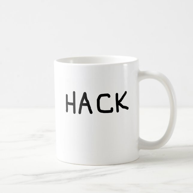 grundläggande logotyp för hacka kaffemugg (Höger)