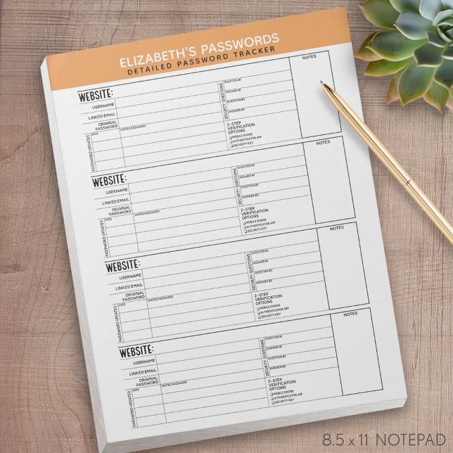 Grundläggande lösenordshanterare med användarnamn anteckningsblock (Skapare uppladdad)