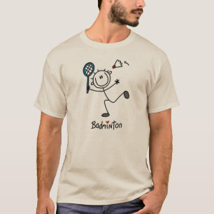 Grundläggande Male stick figurBadminton T Shirt