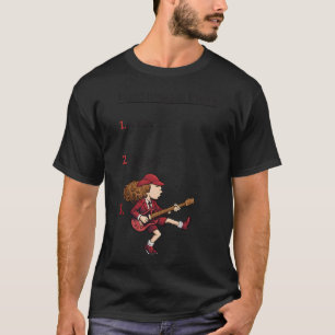 Grundläggande mänskliga behov Rockgitarr Rollig Te T Shirt