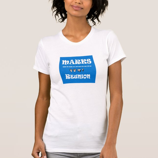 Grundläggande markerar möteutslagsplatsen, damer t-shirt (Framsida)