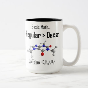Grundläggande Mathkoffeinmugg Två-Tonad Mugg