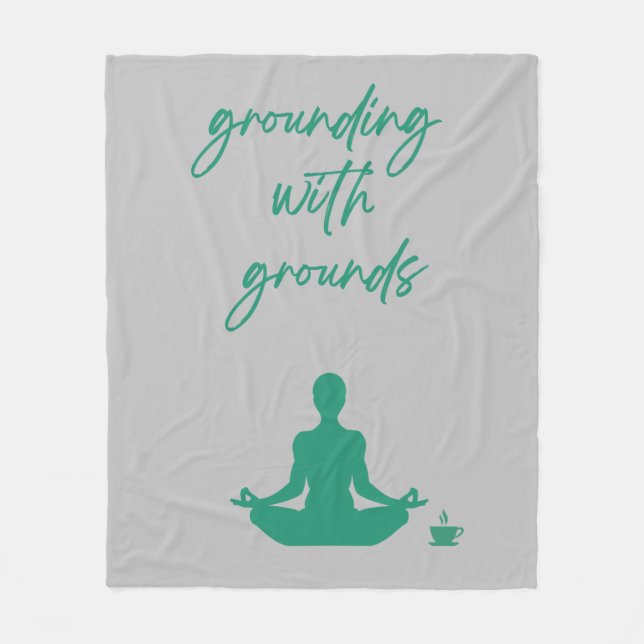 Grundläggande med markanvändning Meditation Fleecefilt (Framsidan)