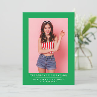 GRUNDLÄGGANDE MINIMALISTISK ANMÄLNING AV PHOTO STU INBJUDNINGAR