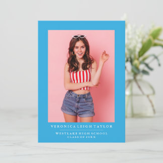 GRUNDLÄGGANDE MINIMALISTISK ANMÄLNING AV PHOTO STU INBJUDNINGAR