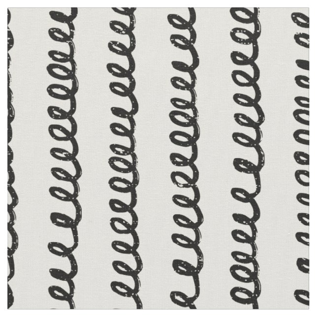 Grundläggande minimalistiska linjer enkla lockiga  tyg (Närbild)